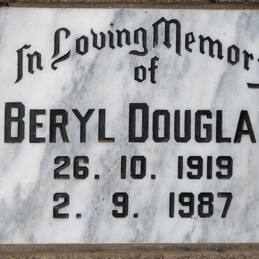 DOUGLAS Beryl 1919-1987