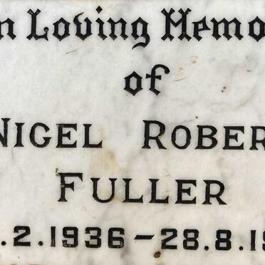 FULLER Nigel Robert 1936-1971