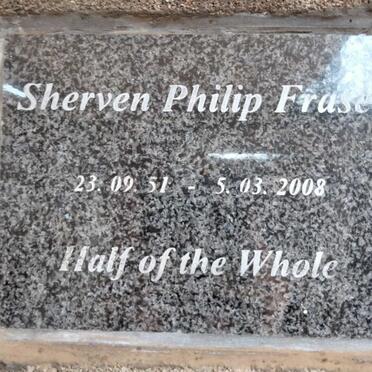 FRASER Sherven Philip 1951-2008