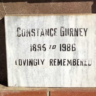 GURNEY Constance 1895-1986