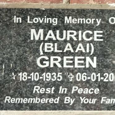 GREEN Maurice 1935-2001