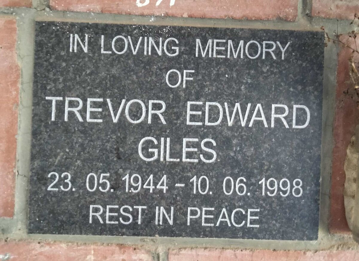 GILES Trevor Edward 1944-1998
