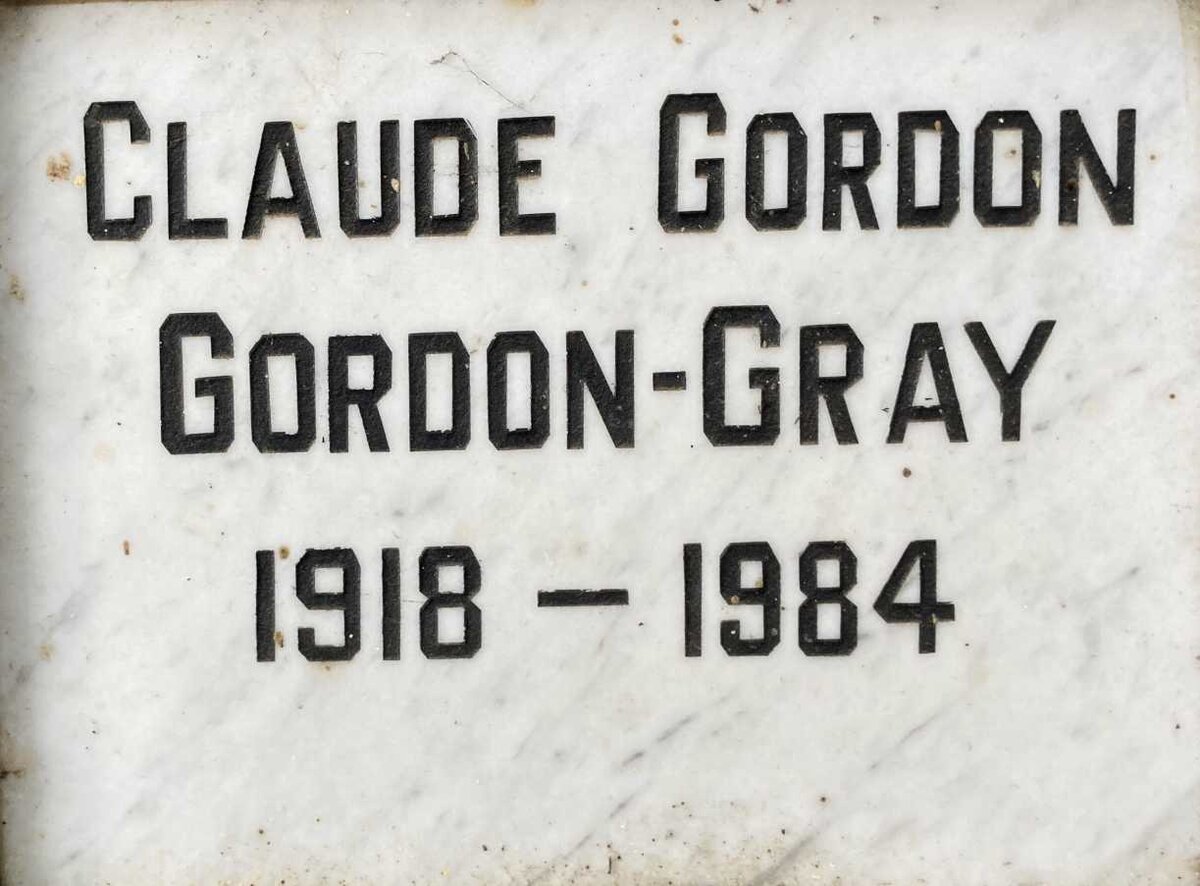 GRAY Claude Gordon, GORDON 1918-1984
