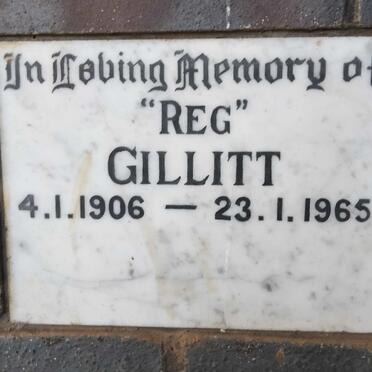 GILLITT Reg 1906-1965