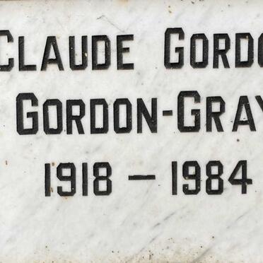 GRAY Claude Gordon, GORDON 1918-1984