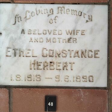 HERBERT Ethel Constance 1918-1990