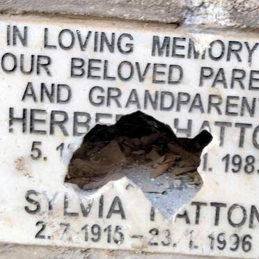 HATTON Herbe? -1983 & Sylvia 1915-1996