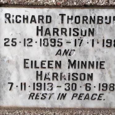 HARRISON Richard Thornbury 1895-1983 & Eileen Minnie 1913-1983