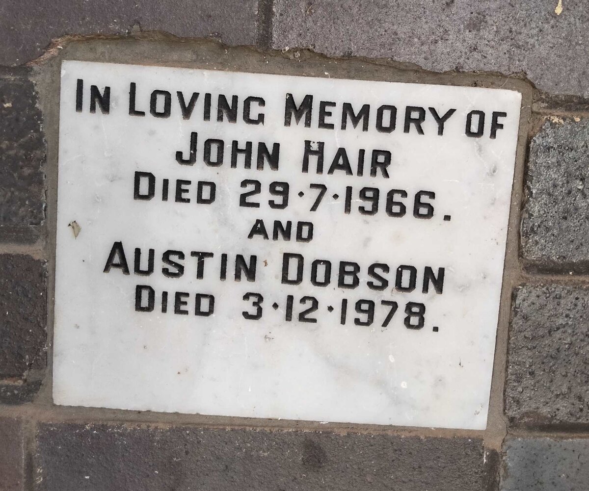 HAIR John -1966 :: DOBSON Austin -1978