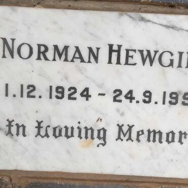 HEWGILL Norman 1924-1957