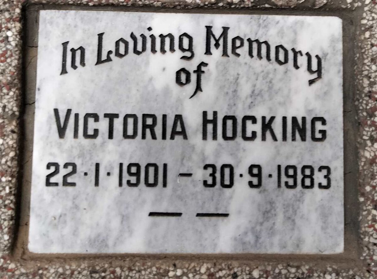 HOCKING Victoria 1901-1983