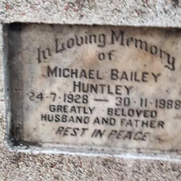 HUNTLEY Michael Bailey 1928-1988