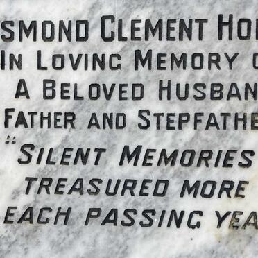 HORNER Desmond Clement 