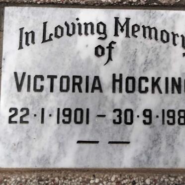 HOCKING Victoria 1901-1983
