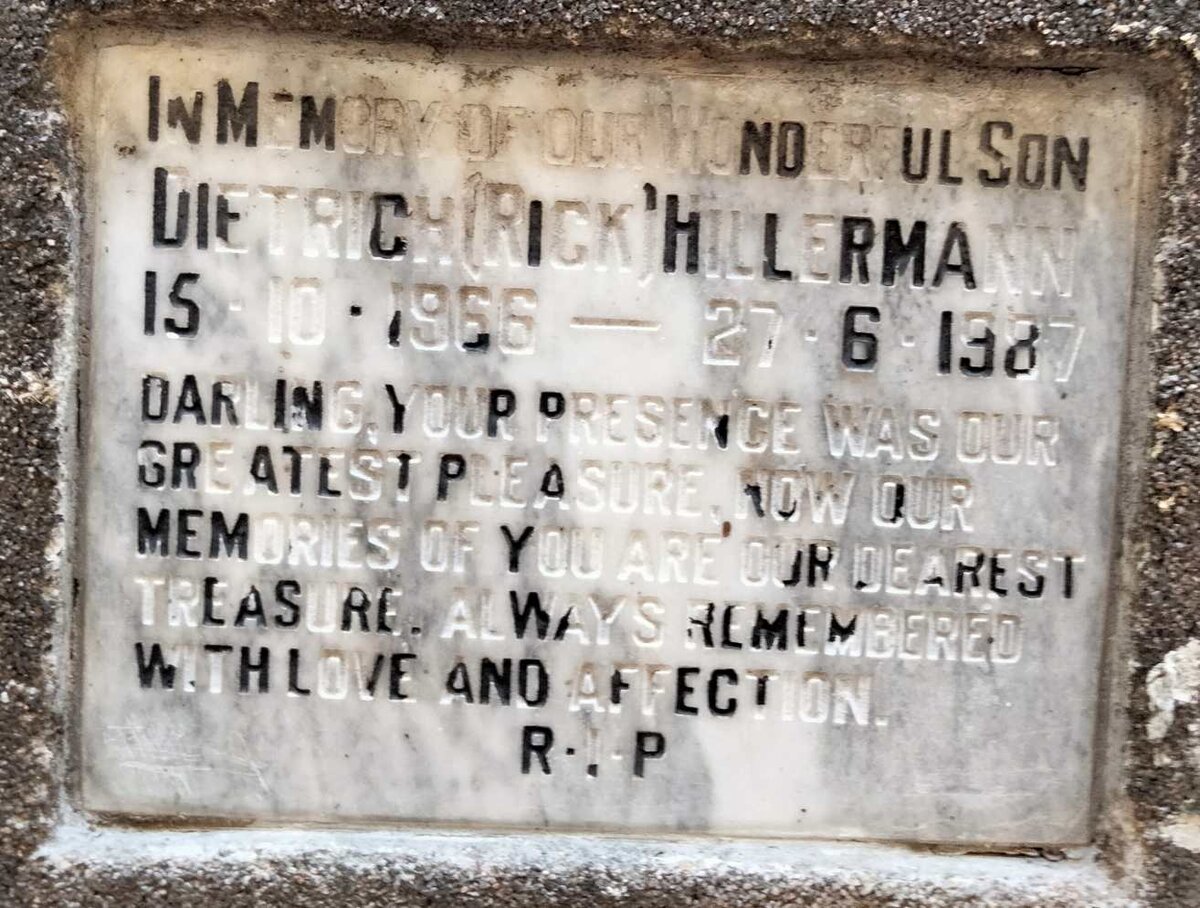 HILLERMANN Dietrich 1966-1987