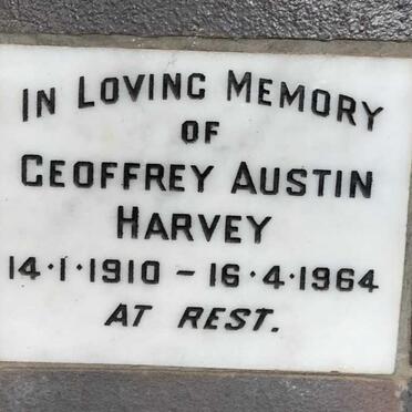 HARVEY Geoffrey Austin 1910-1964