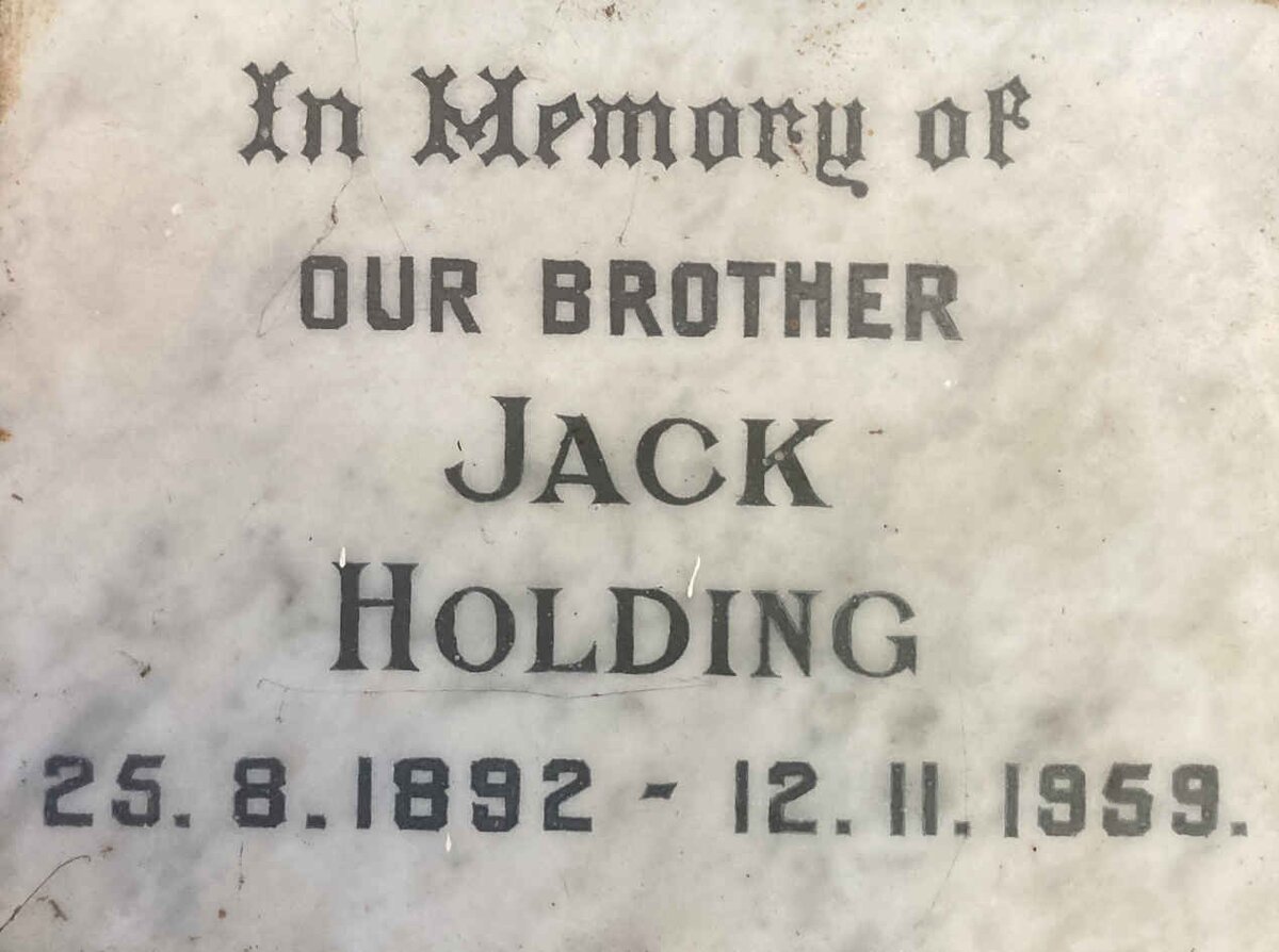 HOLDING Jack 1892-1959
