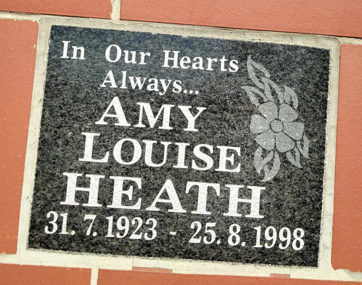 HEATH Amy Louise 1923-1998