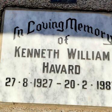 HAVARD Kenneth William 1927-1987