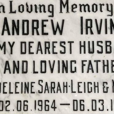 IRVINE Andrew 1964-1996