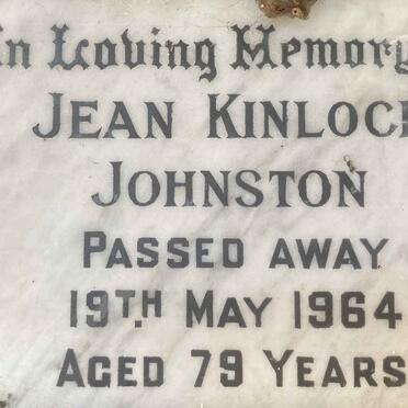 JOHNSTON Jean Kinloch -1964