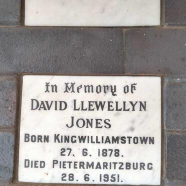 JONES David Llewellyn 1878-1951
