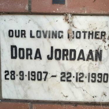 JORDAAN Dora 1907-1990