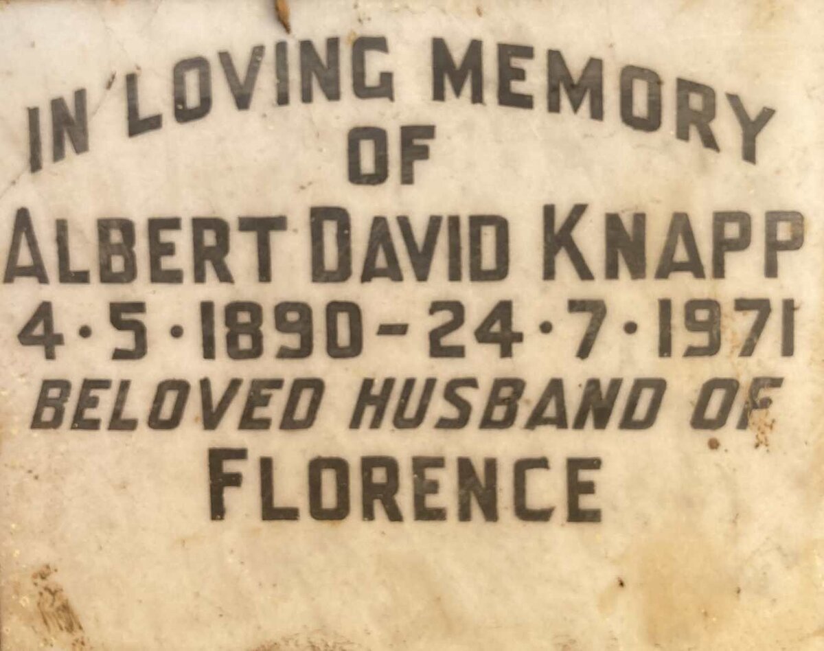 KNAPP Albert David 1890-1971