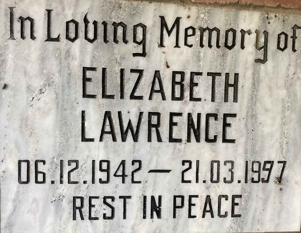 LAWRENCE Elizabeth 1942-1997