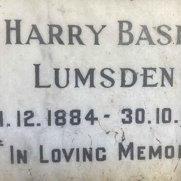 LUMSDEN Harry Basil 1884-1961