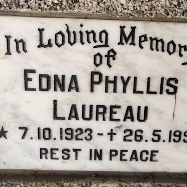 LAUREAU Edna Phyllis 1923-1992