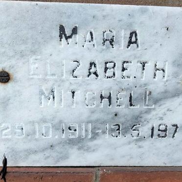 MITCHELL Maria Elizabeth 1911-1977