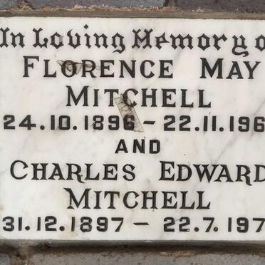 MITCHELL Charles Edward 1897-1974 & Florence May 1896-1968