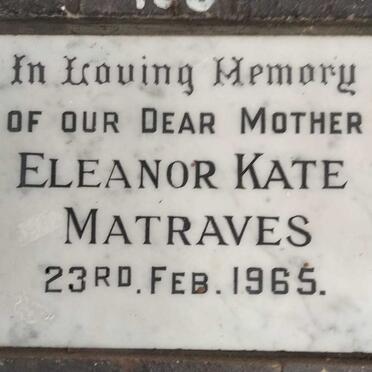 MATRAVES Eleanor Kate -1965