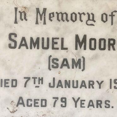 MOORE Samuel -1957