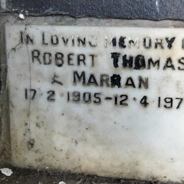 MARRAN Robert Thomas 1905-1973