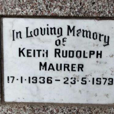 MAURER Keith Rudolph 1936-1979