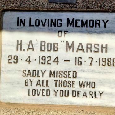 MARSH H.A. 1924-1986