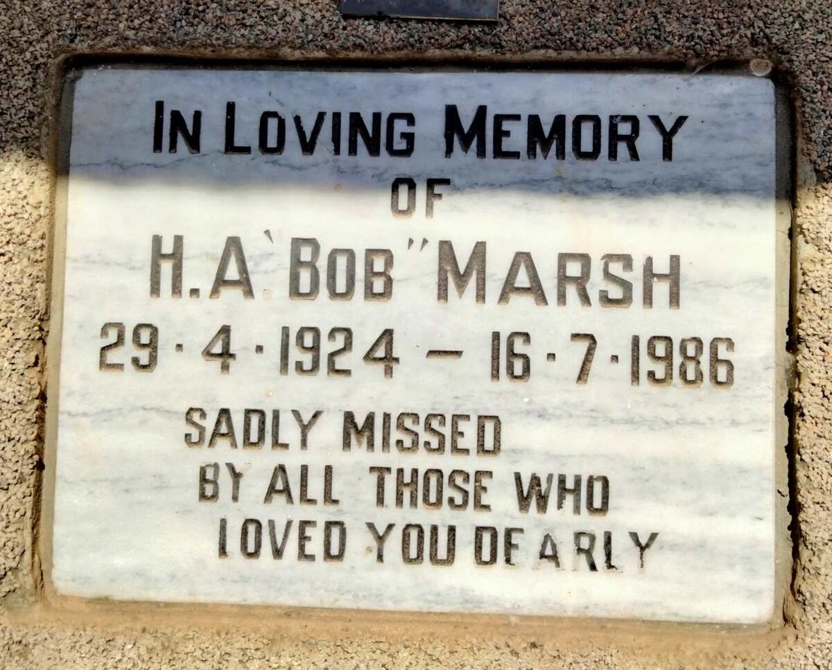 MARSH H.A. 1924-1986