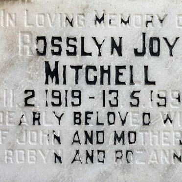 MITCHELL Rosslyn Joy 1919-1990