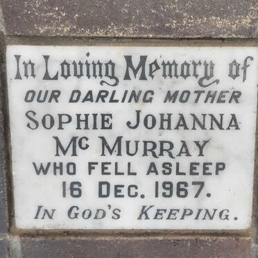 MCMURRAY Sophie Johanna -1967