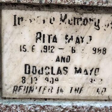 MAYO Douglas 1909-1993 & Rita 1912-1988 