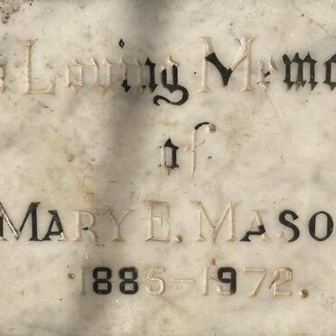 MASON Mary E. 1885-1972