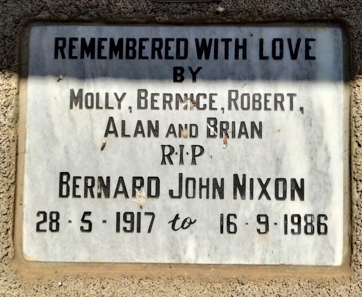 NIXON Bernard John 1917-1986