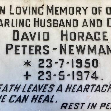 NEWMAN David Horace, PETERS 1950-1974