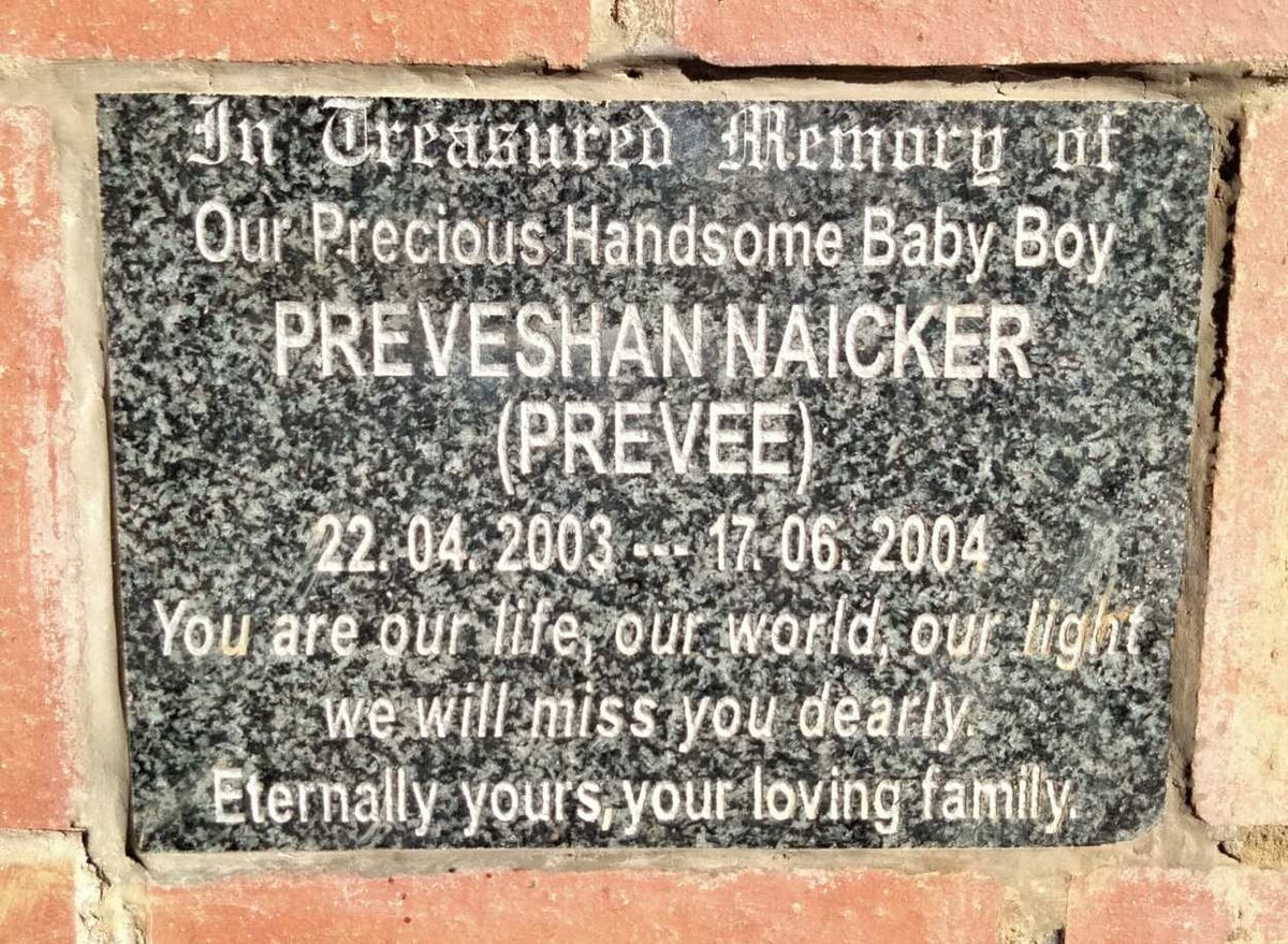 NAICKER Preveshan 2003-2004