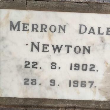 NEWTON Merron Dale 1902-1967