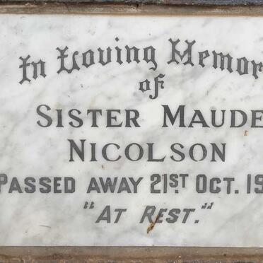 NICOLSON Maude -1958