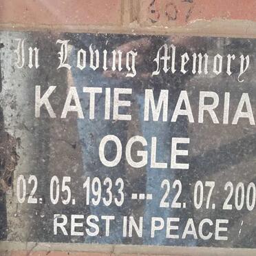 OGLE Katie Maria 1933-2006