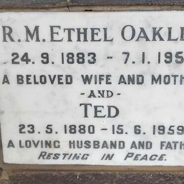 OAKLEY Ted 1880-1959 & R.M. Ethel 1883-1957
